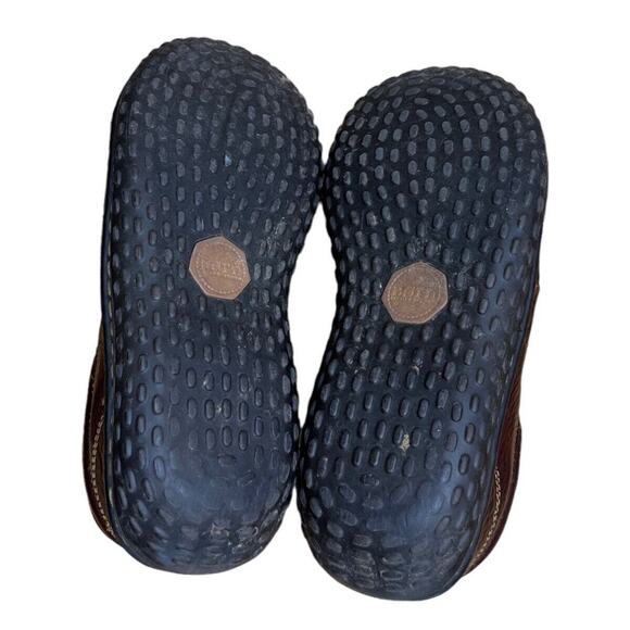 Born Womens W6542 Brown Leather Round Toe Comfort Slip On Clog Shoes Size 7.5 M - Picture 5 of 7